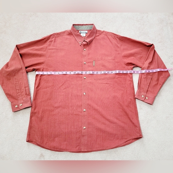Columbia Casual Button Up shirt mens size XL Long Sleeve 100% Cotton - Picture 8 of 9